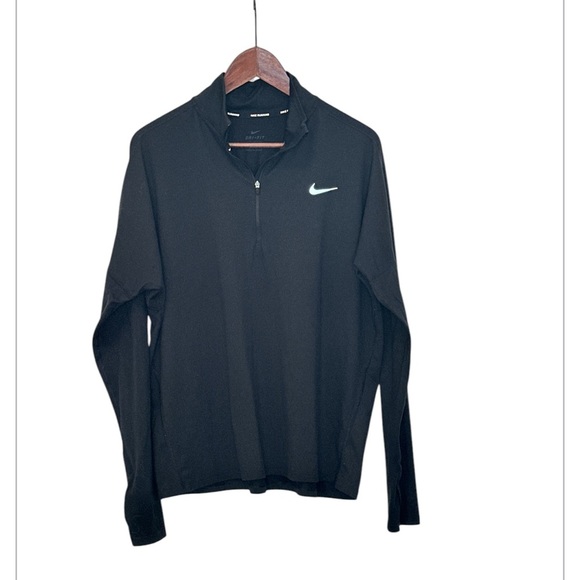 Men’s Black Nike Dri-Fit Element Running 1/4 Zip, XL - Picture 3 of 7